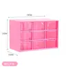 Caja de almacenamiento de cuentas de cristal, cuentas sueltas de vidrio, joyería de escritorio, cajón transparente, rejilla de cuentas, caja de material de bricolaje hecha a mano