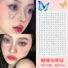 Pegatinas de diamantes acrílicos para el contorno de los ojos, pegatinas de diamantes rotos, gotas de agua, lágrimas, festival de música, maquillaje de ojos, decoración facial, pegatinas para los ojos, pegatinas de diamantes de imitación brillantes.