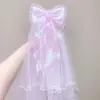 Horquilla de Velos de Moño de Cinta de Ensueño para Niñas, Accesorio de Peinado Prop para Sesión de Fotos de Cumpleaños Super Hada