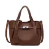 Bolsa para el trabajo, Lujo ligero de nicho estilo coreano 2026 Nueva moda, Bolso tipo cesta cubo, Bolso de mano retro simple para mujer