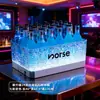Cubo de Hielo Luminoso Bar Ktv Habitación Privada Led Engrosado Cubo de Cerveza Recargable Cubo de Champán Creativo Cubo de Hielo de Diamante