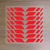 Stickers Reflectantes para Rayos de Rueda de Motocicleta Temu Amazon Transfronterizos 16 Piezas