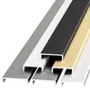 Tira de Canteado en Forma de U Aleación de Aluminio Sin Ranura 15-36mm Tira de Canteado para Tablero Ecológico Chapa de Madera Azulejo Tira de Canteado Metálica