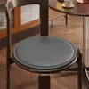 Cojín redondo de asiento de madera maciza para el verano, alfombrilla refrescante, cojín para glúteos de seda helada, almohadilla para asiento de taburete redondo, cojín de silla transpirable antideslizante