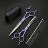 Conjunto de Tesouras para Pets, Tesouras Domésticas para Higiene de Animais, Tesouras Curvas para Aparar, Tesouras de Tosquia para Cachorros, Suprimentos para Pets e Cachorros