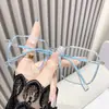 Novos Óculos de Armação Grande Lisos, Óculos de Alta Qualidade com Filtro de Luz Azul, Ultraleves, Estilo Coreano, Sem Grau, Armações de Beleza da Moda para Mulheres