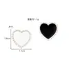 Botones de Gota de Diamante Perla de Amor de Aleación Cosidos a Mano Accesorios de Ropa DIY Botones Chanel para Suéter Camisa
