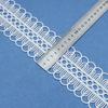Fábrica 7,2 cm Bilateral Oco Simétrico Bordado Leite Seda Solúvel em Água Bordado Lace Home Textile Acessórios de vestuário