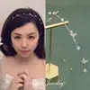 Livro Vermelho Pequeno Pedra Olho de Gato Strass Liga Estilo Coreano Pérola Fina Faixa de Cabelo Moda Faixa de Cabelo para Lavar o Rosto Presilha de Cabelo Acessórios de Cabelo Transfronteiriços