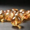 7a Topacio Amarillo Natural Cristal Amarillo Cuentas Sueltas Sin Pelusa de Algodón DIY Pulsera de Abalorios Accesorios para Pulsera Venta al por Mayor de Fábrica