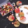 Caja Set de Cuentas Octagonales de Cera para Sellar, Color Mixto, Cera de Sellar de Color Mixto para Sobres, Invitaciones y Tarjetas de Boda, Aproximadamente 100 Piezas en Caja de Regalo