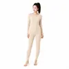 Conjunto de roupa íntima térmica espessa de fleece, alta elasticidade, confortável e versátil, para outono/inverno, de origem japonesa e coreana, para mulheres em tamanhos grandes