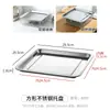 Estante de Almacenamiento de Platos Estilo Japonés de Acero Inoxidable 304 Forma de L para Encimera Cajón Gabinete Soporte para Platos y Tazones
