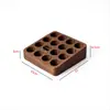 Expositor de Rack Essencial para Armazenamento de Óleos Essenciais Salão de Beleza Spa Rack de Armazenamento de Madeira para Perfumes Caixa de Armazenamento Simples Rack Organizador Doterra
