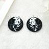 Venta caliente transfronteriza sombrero acrílico niña polilla aretes collar llavero material DIY