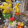 Suporte de Balão para Chão de Carro, Hélice, Suporte de Exibição de Moinho de Vento, Suporte de Exibição de Barraca de Rua, Suporte de Exibição em Coluna