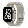 Adequado para Pulseiras Apple Watch para Apple Watch Gerações 1-12/Ultra3/Se3, Pulseira de Relógio Magnética de Silicone com Fivela Lightning