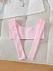 Niñas Pequeñas 0-3 Años Primavera y Otoño Estilo Universitario Camisa de Manga Larga + Chal + Falda a Rayas