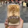 Árbol de la Fortuna de Citrino Adorno en Maceta Lugar Escénico del Templo de Beijing Árbol de la Fortuna de Cristal Natural Cultural y Creativo Regalo Atractor de Riqueza