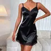 Camisolas Sexy Transfronteiriças Disponíveis em Várias Cores, Lingerie Sexy para Mulheres, Camisolas de Renda Quentes, Roupa de Casa, Peça Única Dropshipping