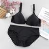 Sutiã Feminino Transfronteiriço de Comércio Exterior com Botão Frontal e Costas Bonitas, Roupa Íntima Push-Up para Seios Pequenos, Ajustável, Sem Aros, Brilhante