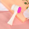 3d dupla face de silicone face escova de lavagem facial cabelo macio escova de limpeza manual shake tom de lavagem facial ferramenta de limpeza profunda poros galvanoplastia