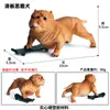 Modelos de Animales Realistas: Doberman, Golden Retriever, Perro de Peluche, Husky, Collie - Adornos para Coche y Juguetes para Niños