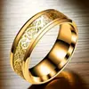 Anillo de Engranaje Personalizado para Hombre Amazon Transfronterizo Anillo de Acero de Titanio Tendencia Hip-hop Europeo y Americano ins Anillo de Dedo Venta al por Mayor