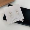 Estilo Francés Súper Hada Estilo Ins Diseño de Borlas Sentido 925 Aguja de Plata Hecho a Mano Hilo de Pescar Circonita Pendientes de Corazón Pendientes Mujer B217