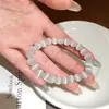 Pulsera de Cristal con Perlas Nueva 2026 para Mujer, Diseño de Nicho de Lujo Ligero, Pulsera de Alta Calidad, Pulsera de Perlas Estilo Ins