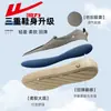 Zapatos casuales para caminar de hombre sin cordones con suela gruesa WXY-R219HL