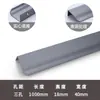 Manija Invisible para Puerta de Armario Minimalista Moderno de Gama Alta Redonda Larga Negra Dorada Manija de Puerta con Sello de Borde para Cajón de Gabinete de Cocina