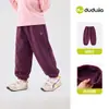 Pantalones de Otoño para Niñas Familia Dudu Pantalones Largos Elegantes Infantiles Pantalones Casuales Versátiles para Niña Pantalones Deportivos para Bebé Ropa Infantil de Moda