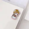 Desenho Animado Fofo e Bonito Série Princesa Etiqueta de Tecido Crianças Acessórios de Cabelo Grampo de Cabelo Patche de Tecido Bordado Computadorizado Roupas de Bebê Brinquedo Etiqueta Tecida
