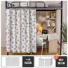 Cortinas de quarto, cortinas de cama de estudante, cortinas de beliche inferior, cortinas de beliche superior, cortinas de escrivaninha, cortinas blackout, dosséis de cama, fechamentos de escrivaninha e cama de dormitório, cortinas de tecido