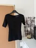 Falda plisada exquisitamente confeccionada, transparente y dinámica + top de punto Tencel negro con efecto adelgazante, mangas cortas elegantes, talla única, con etiquetas