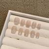 Colección de arte de uñas puramente usada a mano, parche de arte de uñas, uñas postizas desmontables, uñas largas y cortas, productos terminados de fototerapia al por mayor