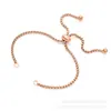 Pulsera de Acero Inoxidable Push-Pull Chapado al Vacío en Oro Accesorios de Joyería Pulsera de Tirar Ajustable de Moda Transfronteriza Europa y América