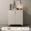 Gabinete de entrada estilo crema para zapatos en casa 2026 nuevo modelo gabinete de recibidor contra la pared pasillo recibidor zapatero a prueba de polvo