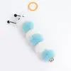 Varios juguetes de peluche para gatos con cascabeles, orugas coloridas, ratoncitos, juguetes interactivos resistentes a los arañazos para gatos al por mayor