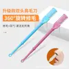 Recortador de Vello Nasal Manual Limpieza Afeitadora Kit de Afeitado para Hombres y Mujeres, Herramienta de Recorte para Orificios Nasales Anti-Rayaduras, Doble Cabeza