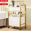 Carrinho Pequeno para Ferramentas de Ventosaterapia de Salão de Beleza, Rack de Armazenamento Móvel, Rack de Armazenamento Leve de Múltiplas Camadas, Gabinete de Beleza para Nail Art