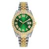 Producto Nuevo Caliente Transfronterizo Calendario Completo de Diamantes Escala Romana Reloj de Moda para Mujer Reloj para Mujer Reloj de Cuarzo Fabricante Stock Listo