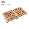 Rodillo Masajeador de Pies Doméstico de Madera - Herramienta de Masaje de Puntos de Acupuntura para Pies y Piernas con Bolas Rodantes de Madera para Uso en Casa