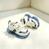 Zapatos deportivos de malla doble talla 27-37 para niños, zapatillas de correr estilo papá para bebés y niños pequeños, zapatos infantiles casuales y cómodos