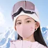 Mascarillas infantiles al por mayor, forro polar australiano, transpirables, cálidas para invierno, mascarillas faciales para niños, a prueba de viento y resistentes al frío para exteriores, para edades de 5 a 12 años
