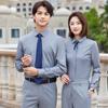Macacão camisa slim fit de manga comprida em fibra de bambu masculino e feminino terno profissional camisa branca para trabalho vestido formal impressão LOGO