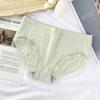 Calças Cloud Bubble Sem Costura Sensação Nude Confortáveis Cintura Média Respiráveis Cor Sólida Renda Calcinhas Femininas Lingerie para Mulheres