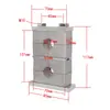 Abrazadera de tubo de aleación de aluminio de alta resistencia GB, abrazadera doble superior e inferior, abrazadera de fijación, soporte de agua, abrazadera doble de aleación de aluminio