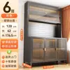 Aparador de pizarra para cocina, estante de almacenamiento multifuncional, gabinete de almacenamiento de múltiples niveles de pie para el hogar, gabinete de almacenamiento de acero para microondas